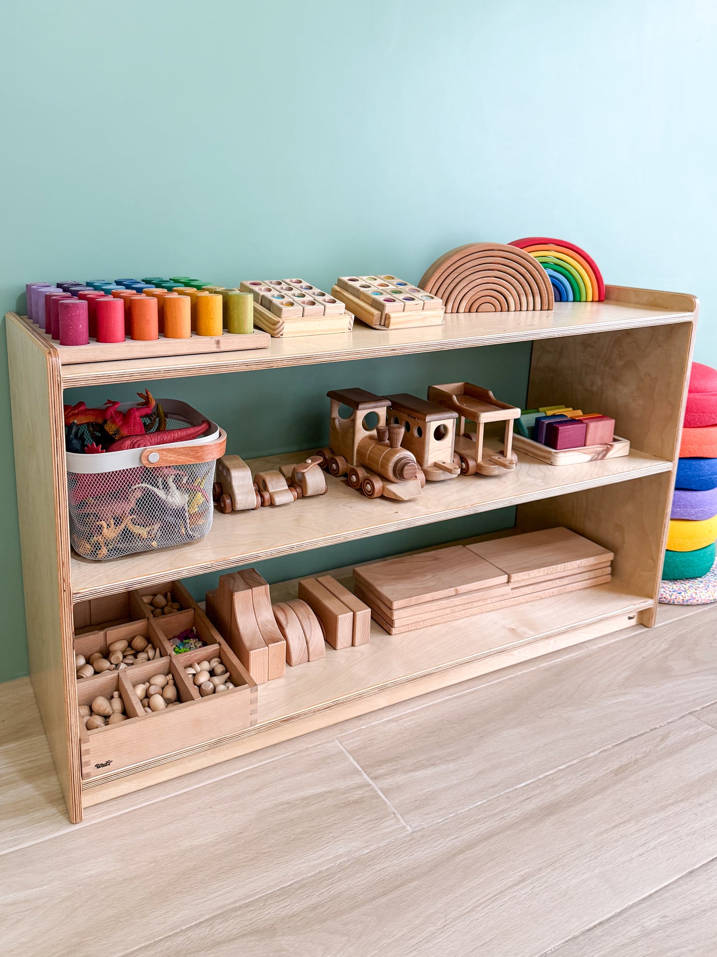 Montessori Shelf 3-Layer Open Shelf