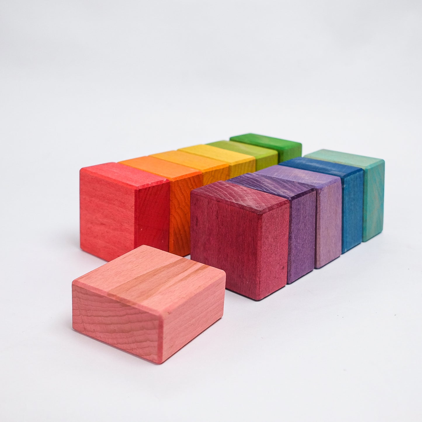 Set of 12 Half Units - Rainbow Unit Blocks