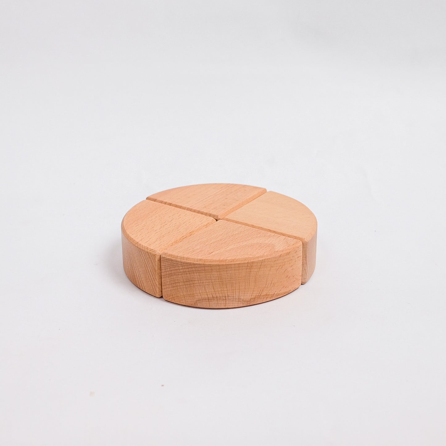 Set of 4 Quarter Circles - Natural Unit Blocks