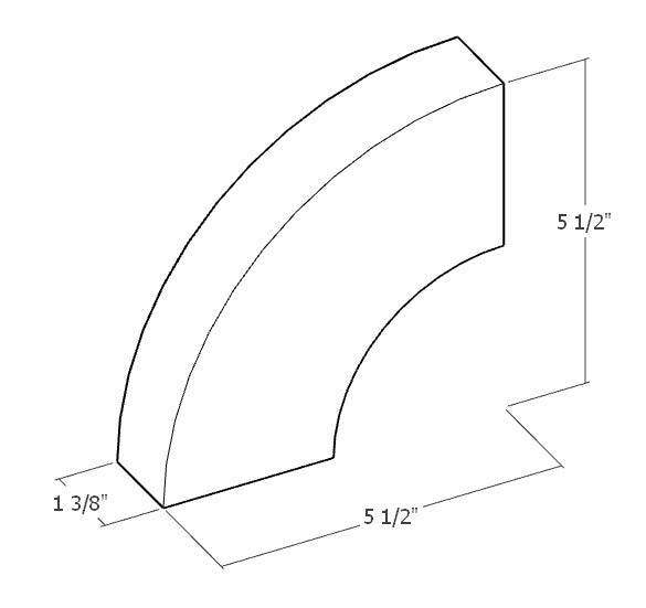 Set of 4 Quarter Circle Arches - Natural Unit Blocks