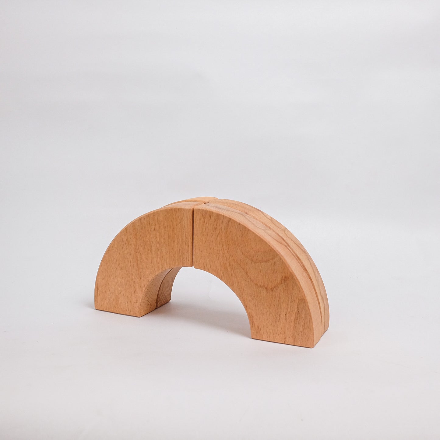 Set of 4 Quarter Circle Arches - Natural Unit Blocks