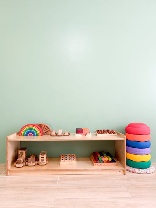 Montessori Shelf 2-Layer Open Shelf