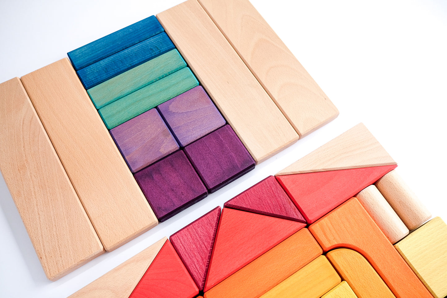 Beginner Set Harmony Blocks - Rainbow Unit Blocks