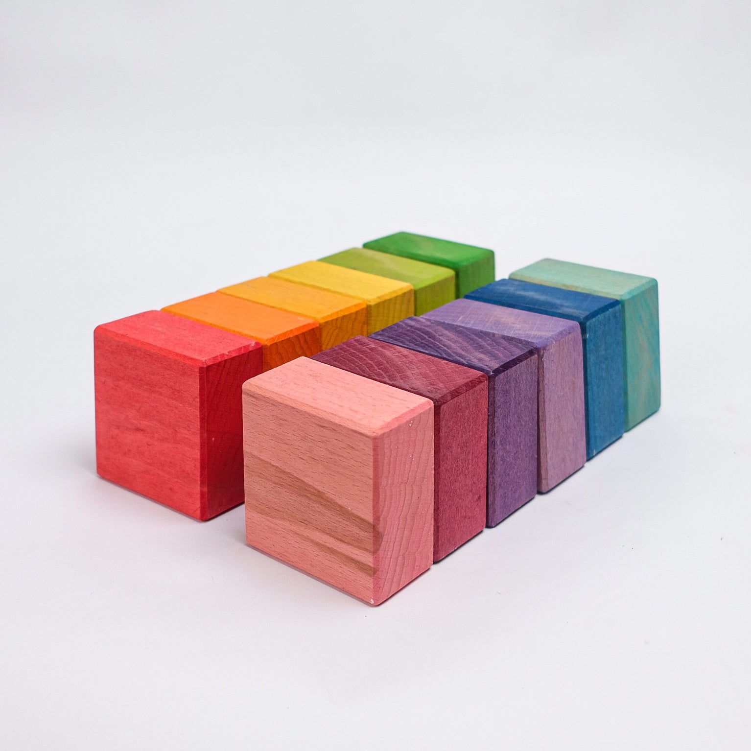 Set of 12 Half Units - Rainbow Unit Blocks – Woodmarkph