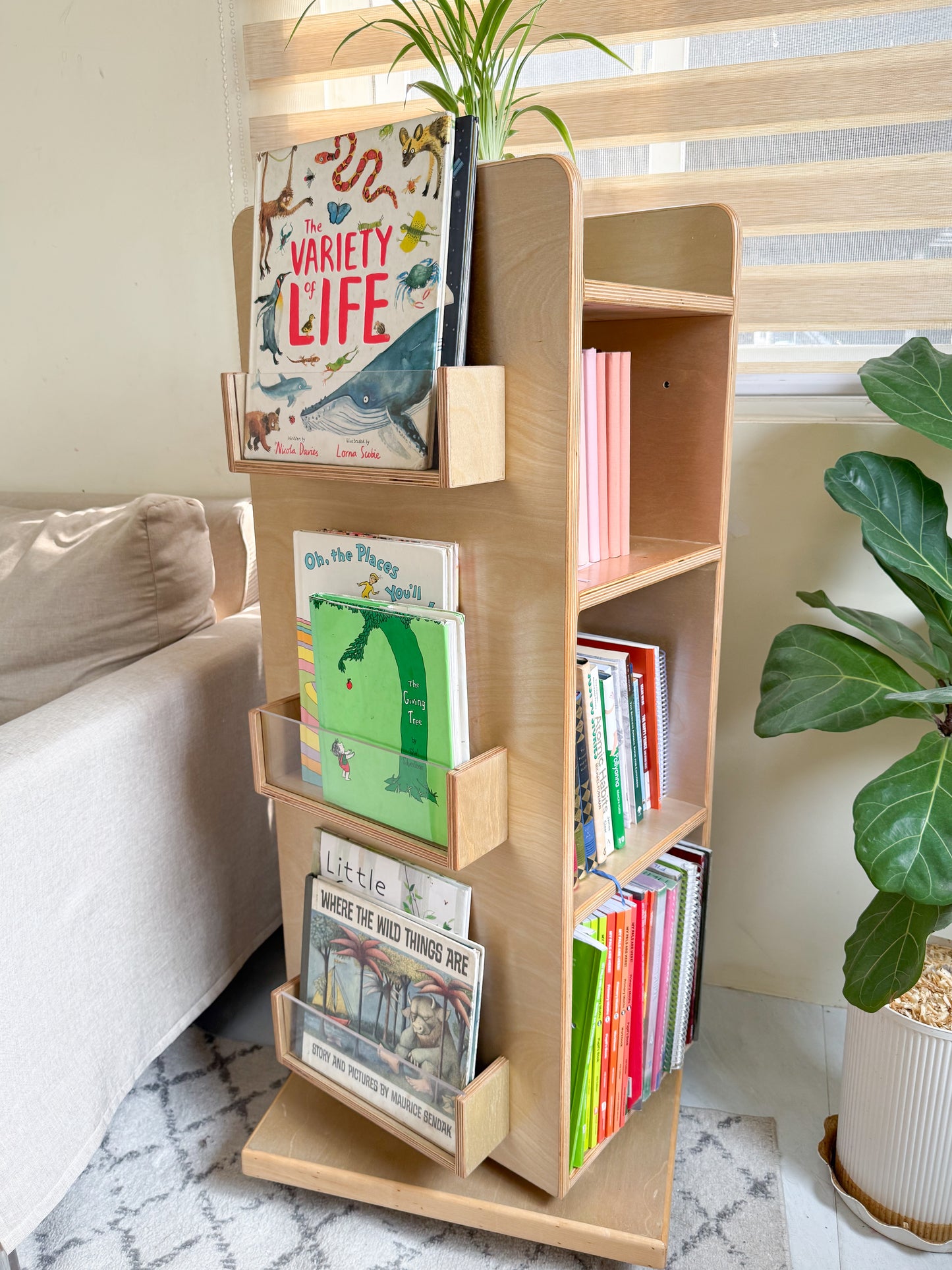 Rotating Bookshelf