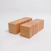 Set of 12  Half Units - Natural Unit Blocks