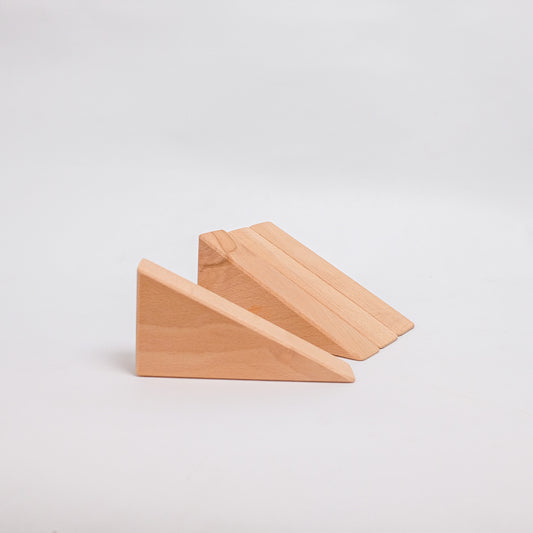 Set of 4 Scalene Triangles - Natural Unit Blocks