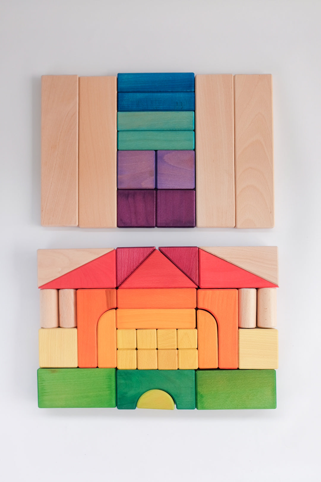 Beginner Set Harmony Blocks - Rainbow Unit Blocks