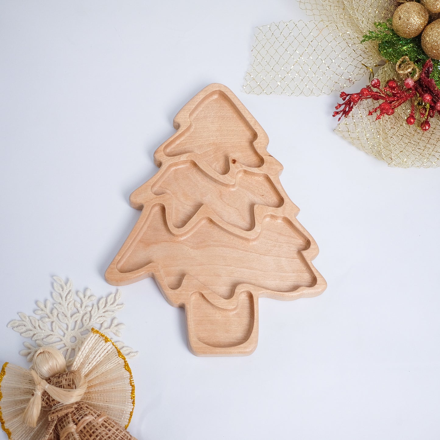 Christmas Tree Sensory Tray