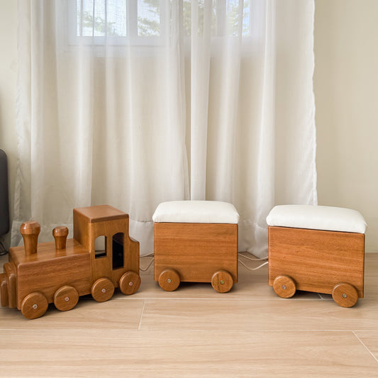 Wooden Train with Storage PREORDER