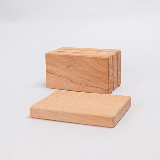 Set of 4 Flat Boards - Natural Unit Blocks