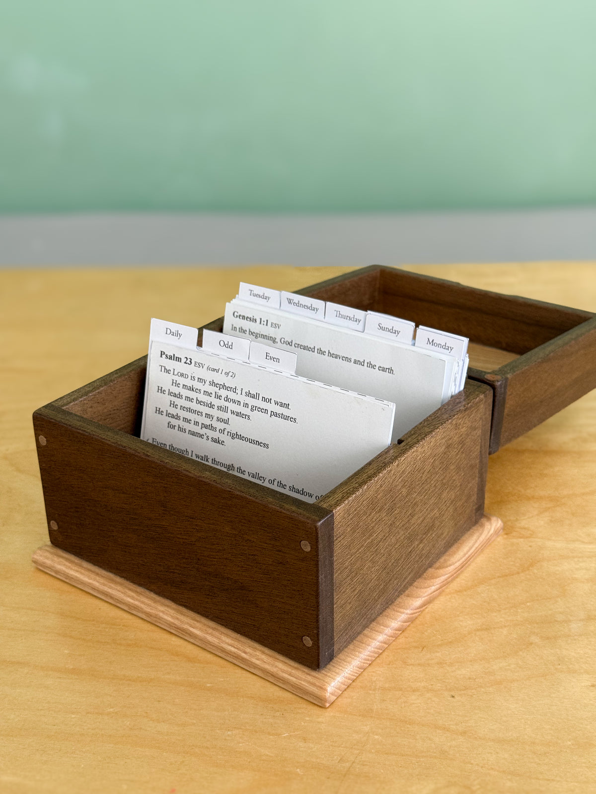 Scripture Memory Box
